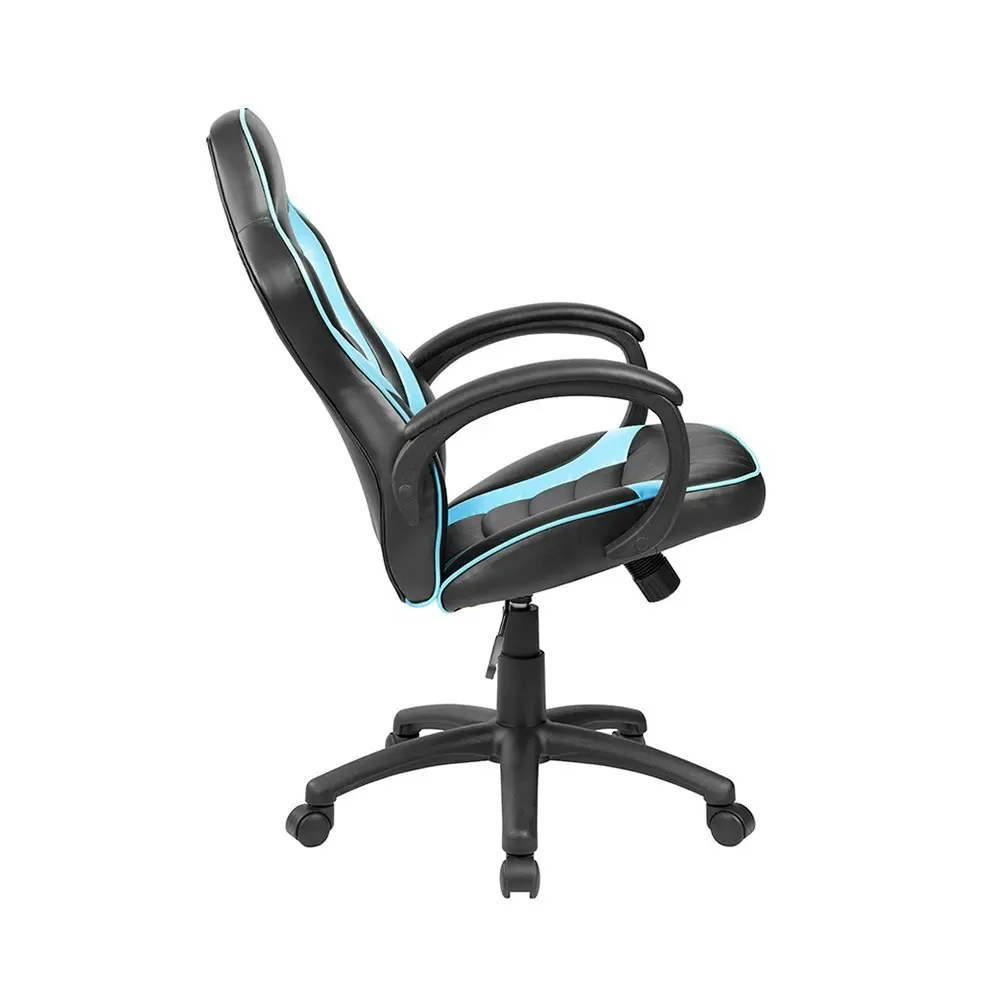 Pure Acoustics Black/Blue Spider X Gaming/Office Swivel Chair Tiltable