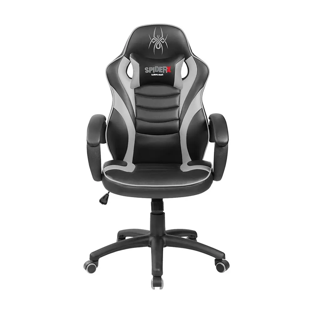 Pure Acoustics Black/Grey Spider X Gaming/Office Swivel Chair Tiltable