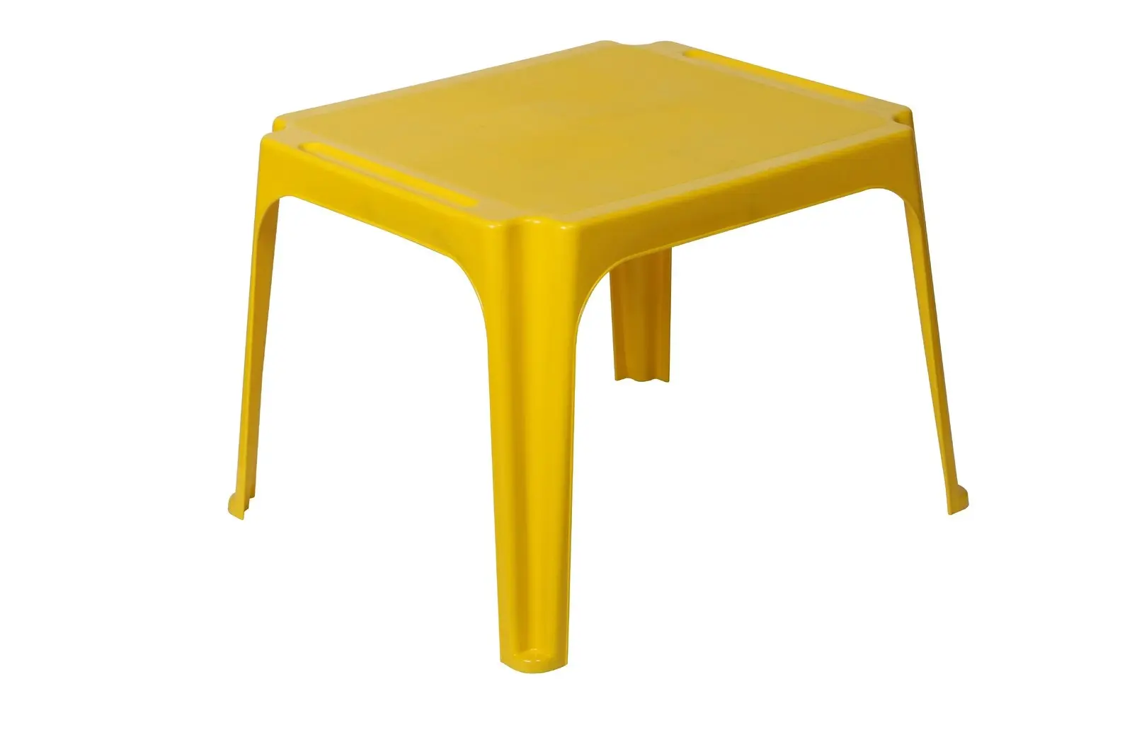 Tuff Play Kids Tinker Table w/ 4x Chairs/Seat Set Indoor/Outdoor 2-6y Yellow