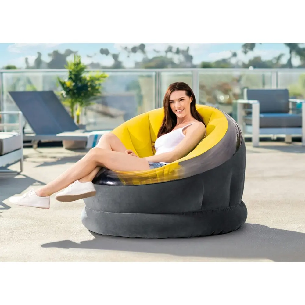 Intex Inflatable Air Furniture Empire Indoor/Outdoor Chair 112x109cm Assorted