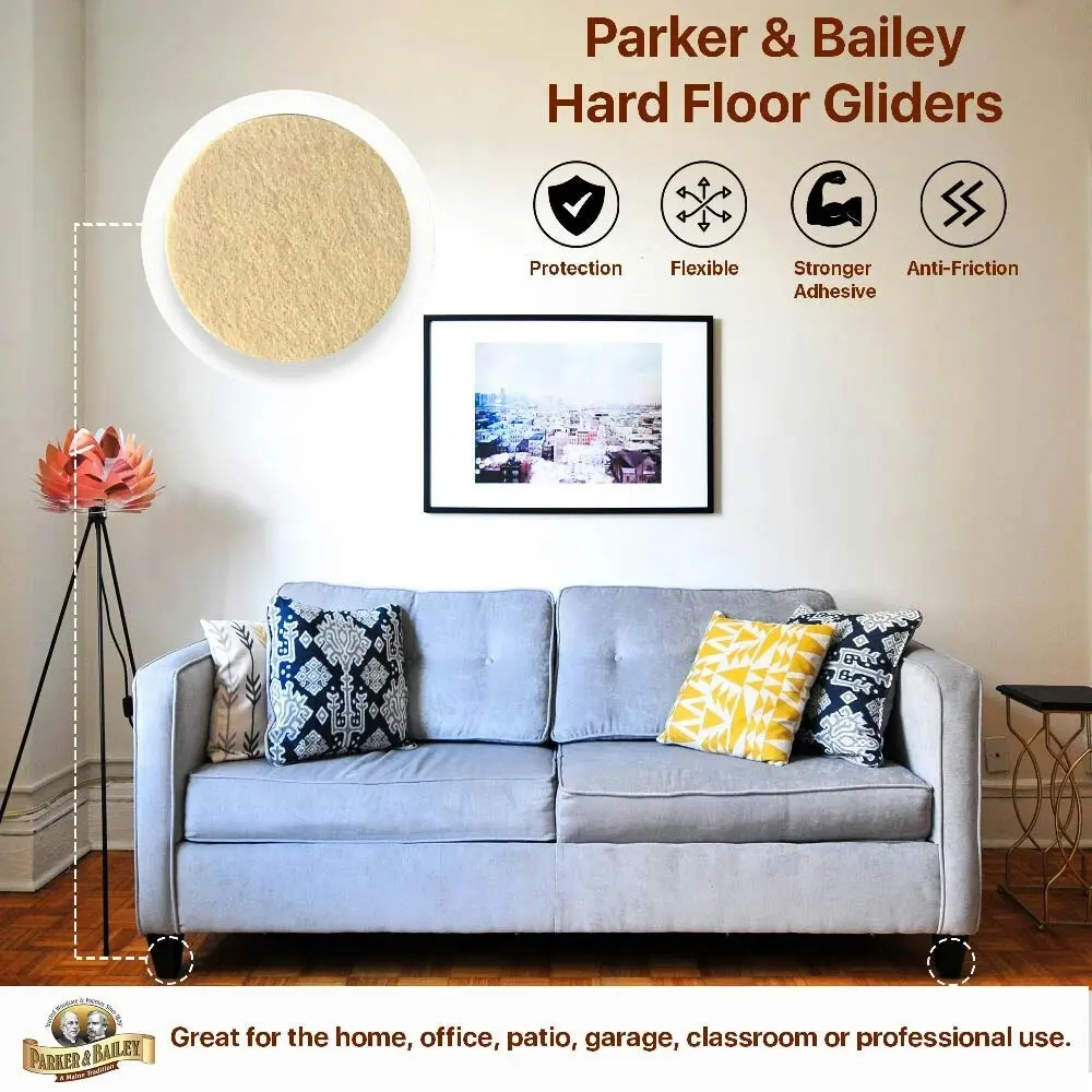 8pc Parker & Bailey Heavy Furniture/Appliance Hard Floor Protection Gliders