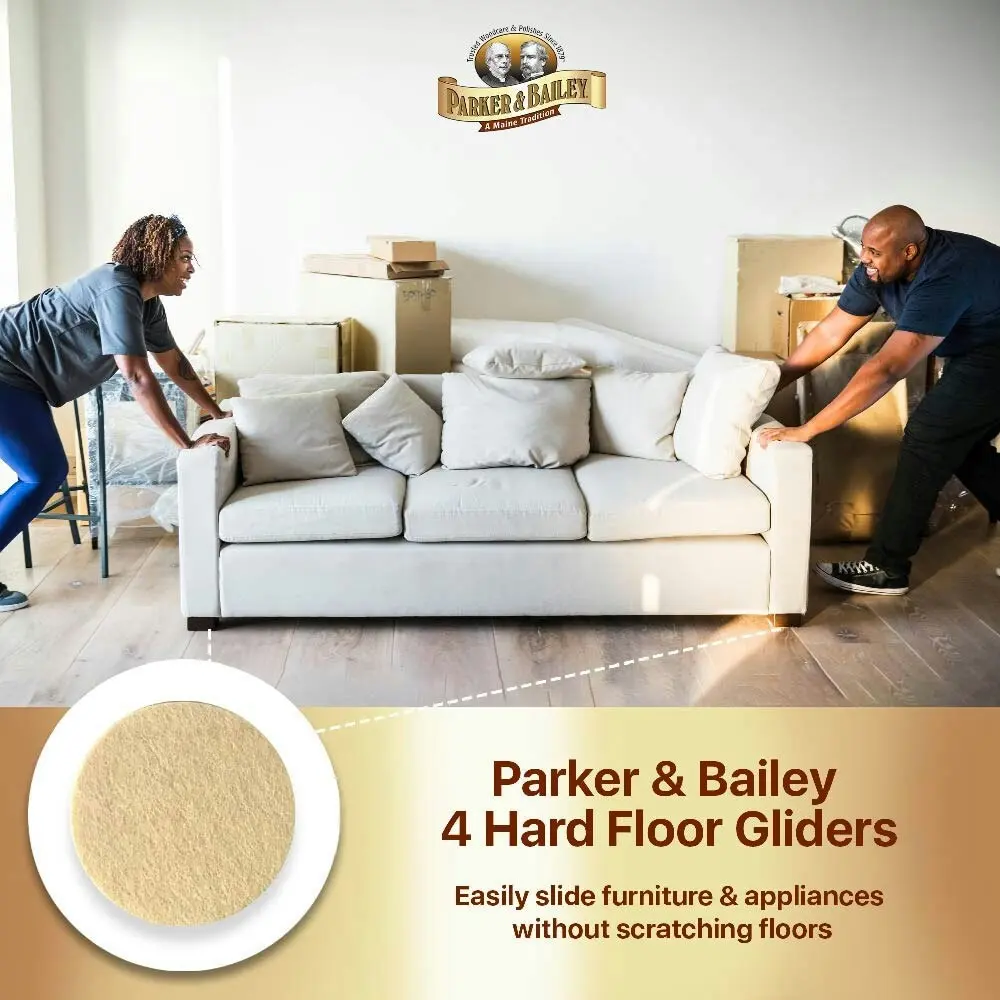 8pc Parker & Bailey Heavy Furniture/Appliance Hard Floor Protection Gliders