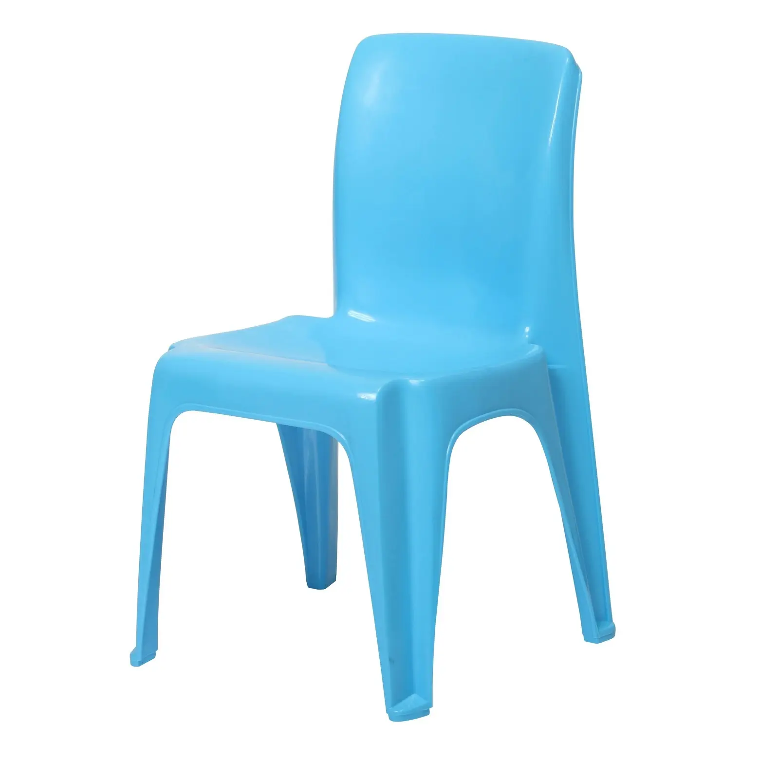 2x Tuff Play 53cm Tinker Chair Kids Seat Furniture Indoor/Outdoor 2-6y Sky Blue