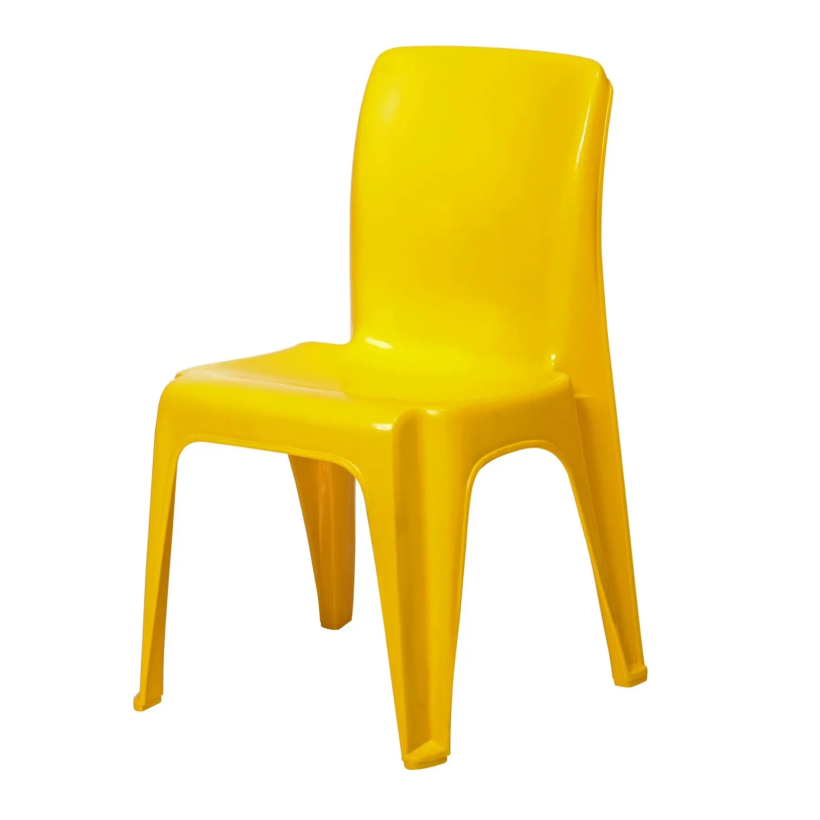 2x Tuff Play 53cm Tinker Chair Kids Plastic Furniture Indoor/Outdoor 2-6y Yellow