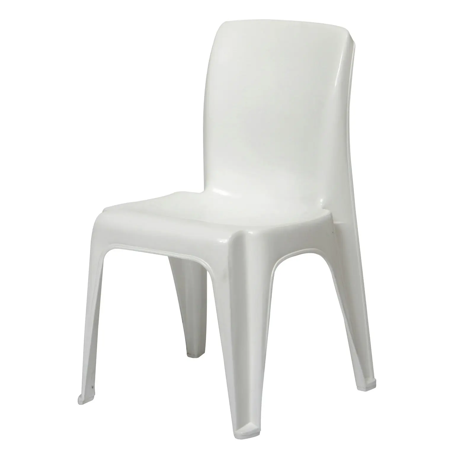 2x Tuff Play 53cm Tinker Chair Kids Plastic Furniture Indoor/Outdoor 2-6y White