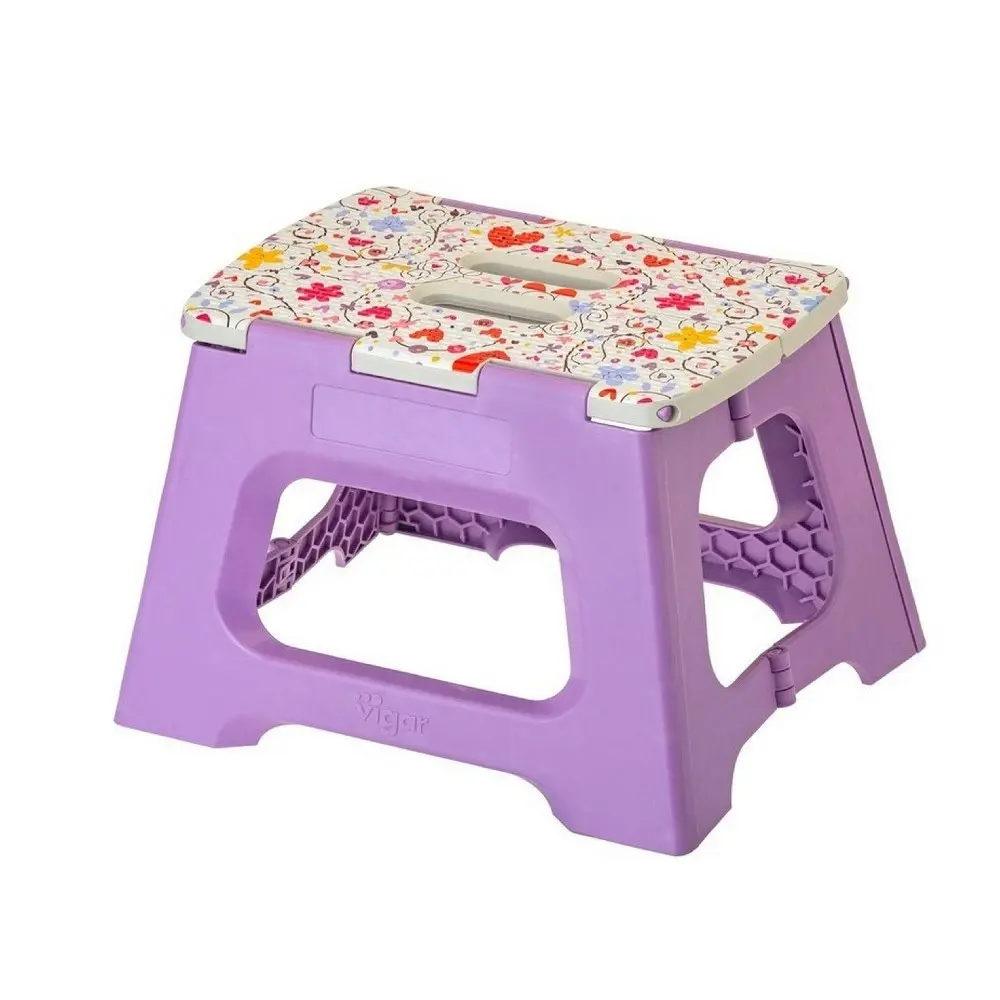 Vigar Compact Love 23cm Kids/Children Foldable Stool/Footstool Home/Kitchen