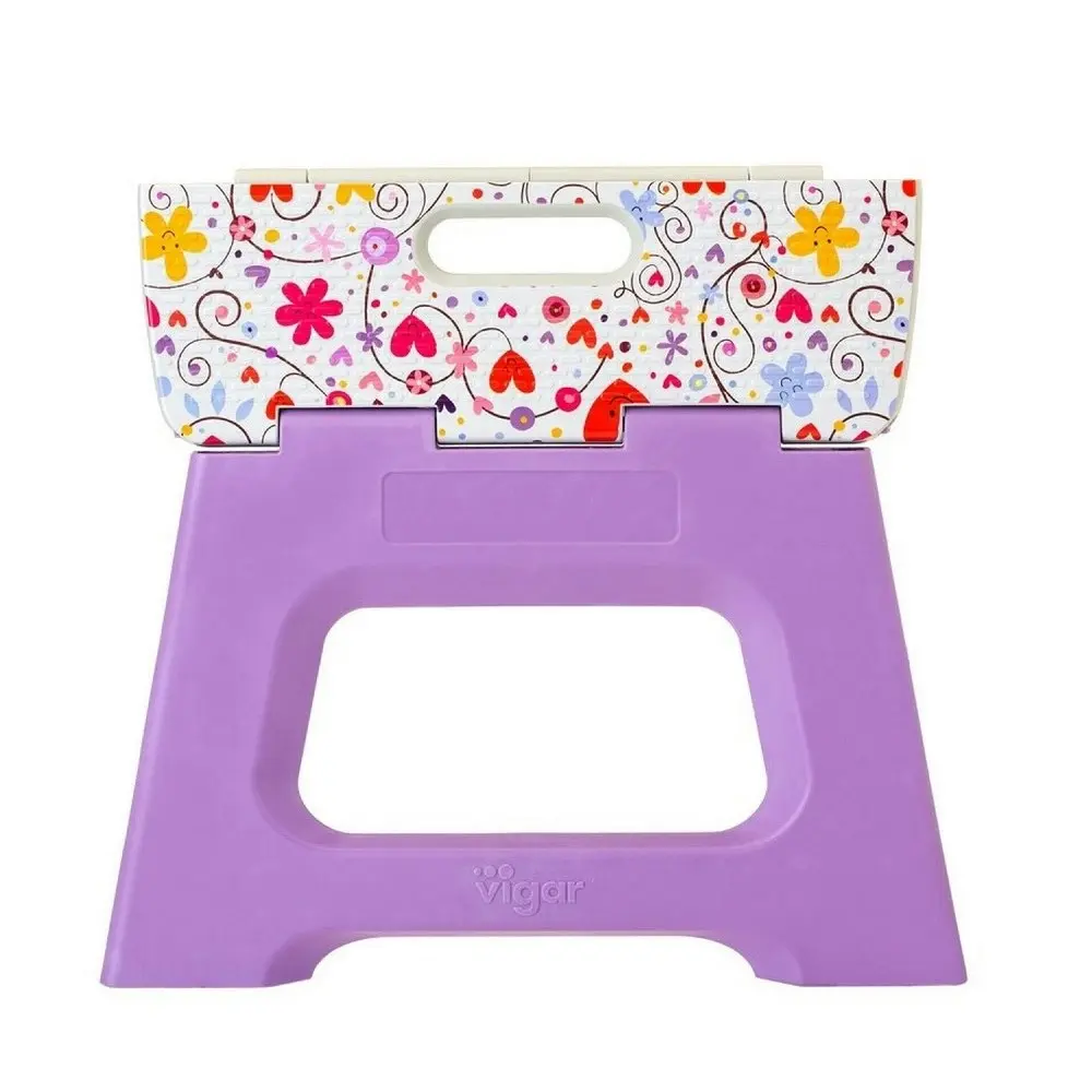 Vigar Compact Love 23cm Kids/Children Foldable Stool/Footstool Home/Kitchen