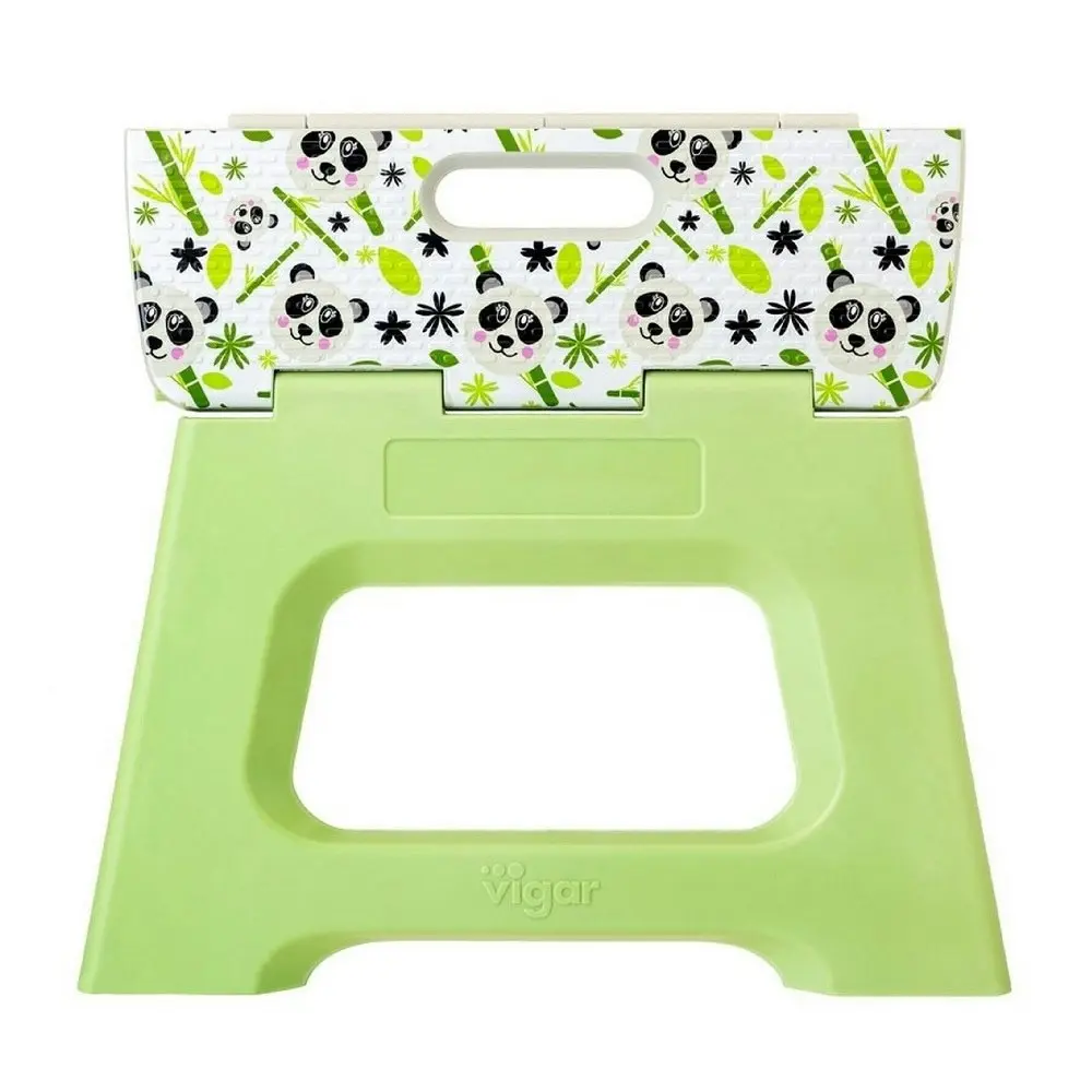 Vigar Compact Panda 23cm Kids/Children Foldable Stool/Footstool Home/Kitchen