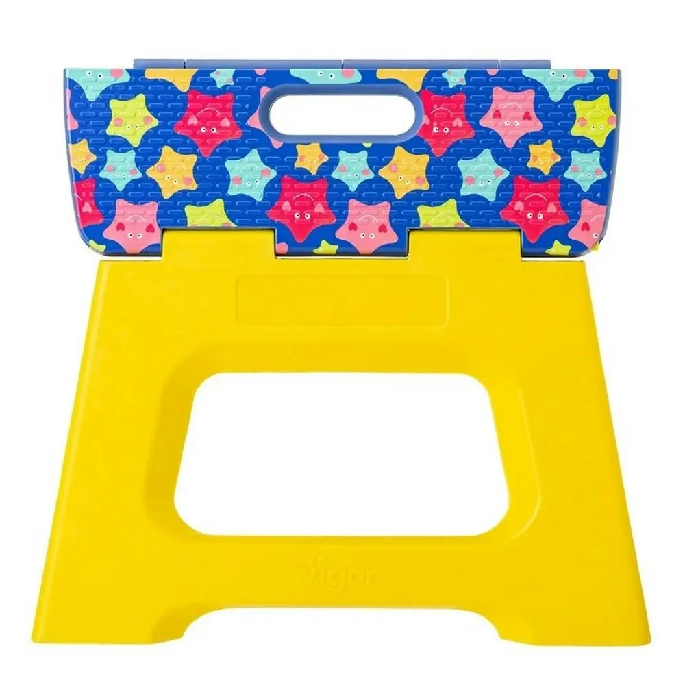 Vigar Compact Stars 23cm Kids/Children Foldable Stool/Footstool Home/Kitchen