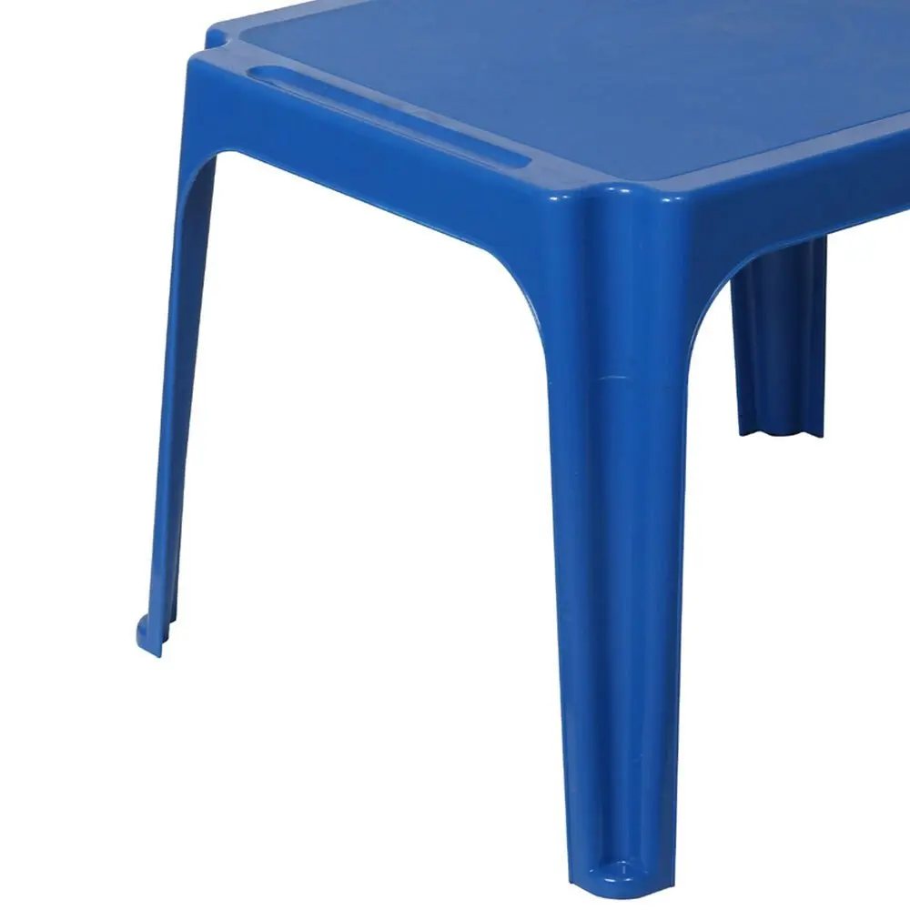 Tuff Play 60cm Tinker Table Kids Plastic Desk Furniture Indoor/Outdoor 2-6y Blue