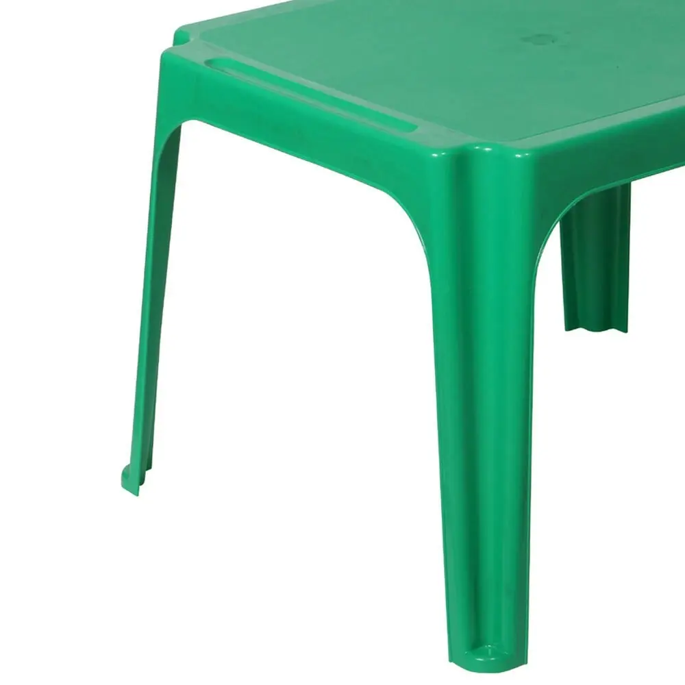 Tuff Play 60cm Tinker Table Kids Plastic Furniture Indoor/Outdoor 2-6y DRK Green