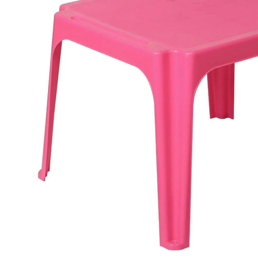 Tuff Play 60cm Tinker Table Kids Plastic Desk Furniture Indoor/Outdoor 2-6y Pink