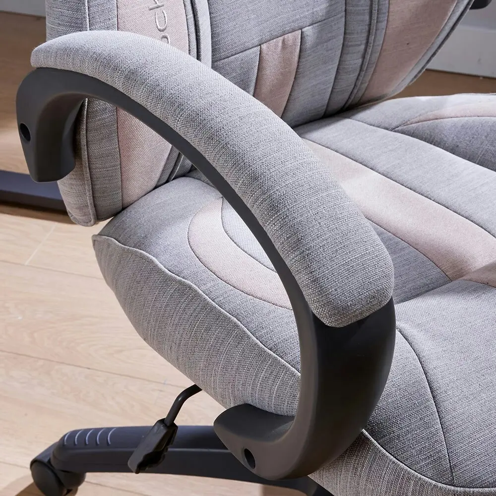 X Rocker Maverick Erganomic Junior Office Gaming Chair Powder/Grey Fabric