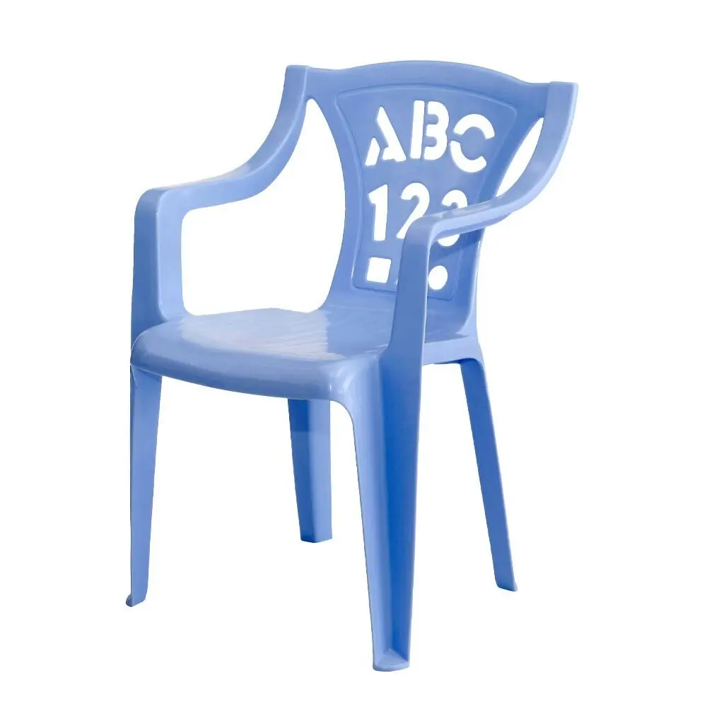 2PK Tuff Play Children's Alphabet Stackable Plastic Chair - Pastel Purple 2-6Y