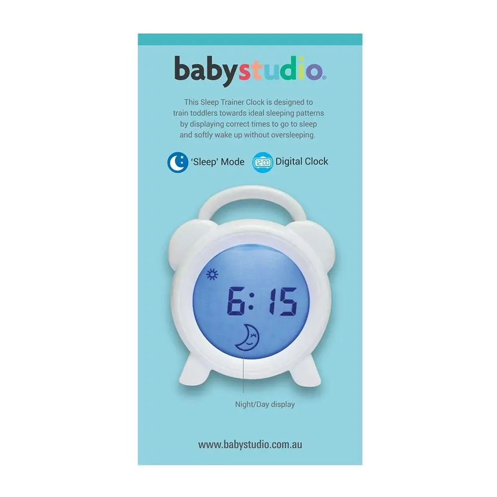 Babystudio Baby/Toddler Sleep Wake-up Trainer Timer Pattern & Night Light White