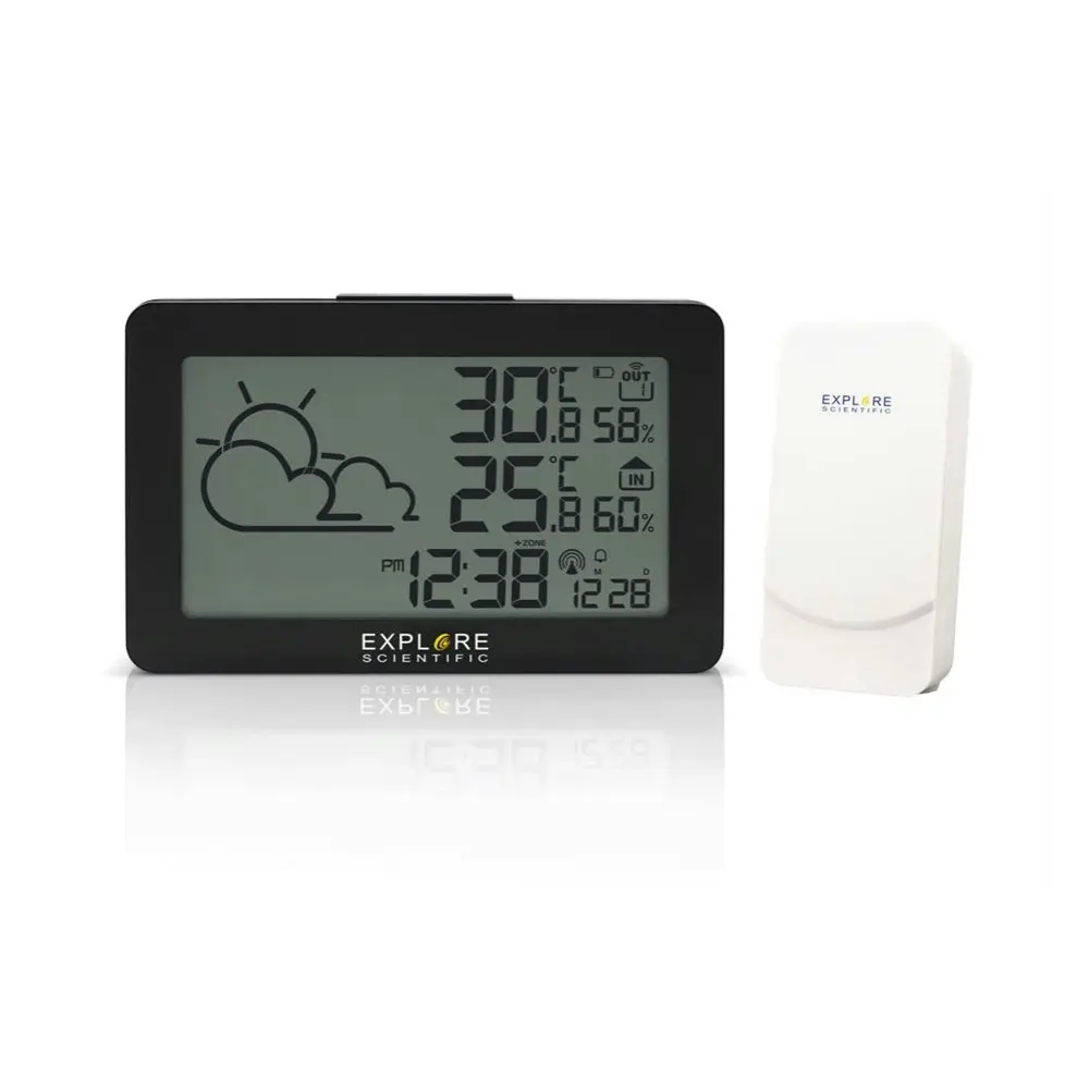 Explore Scientific 18.5cm Large Display Weather Station Temperature/Humidity