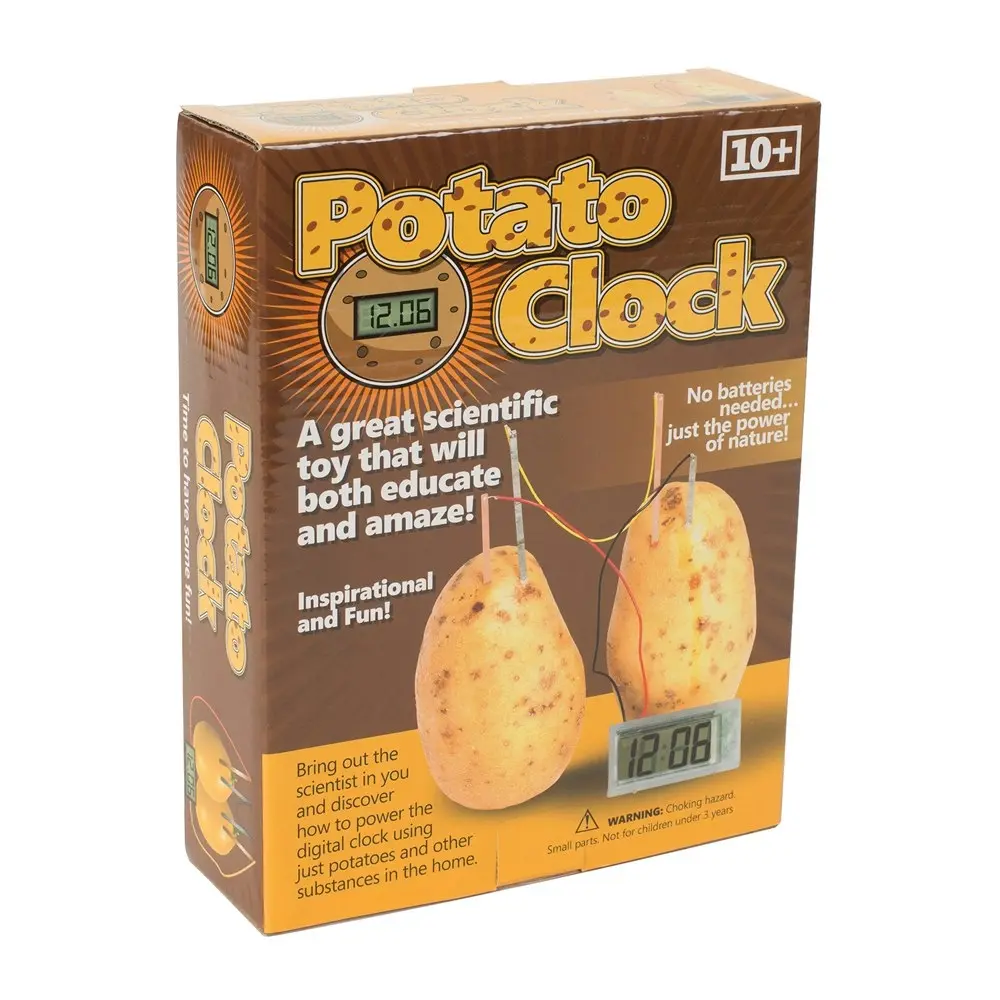 Funtime 27cm Potato Clock Science Kids/Children Learning Educational Toy 10y+