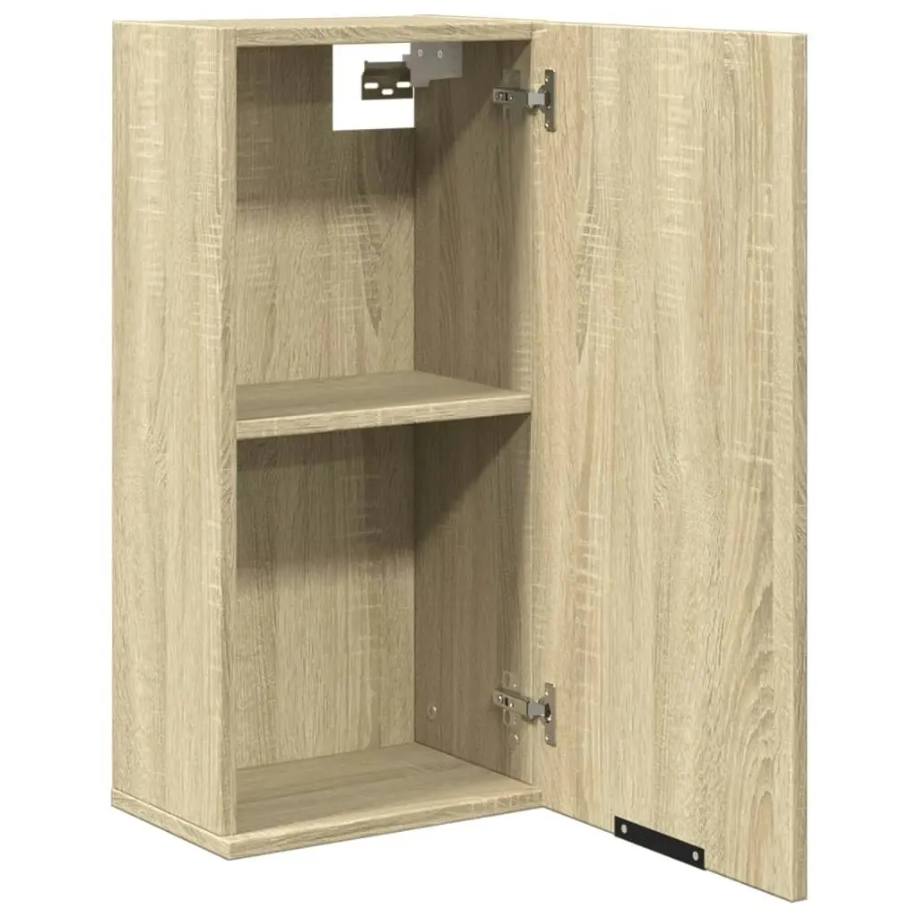 Wall-mounted Bathroom Cabinet Sonoma Oak 32x20x67 cm 849654