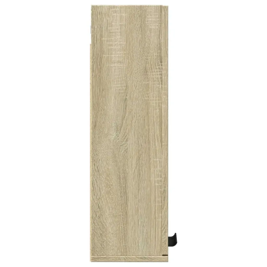 Wall-mounted Bathroom Cabinet Sonoma Oak 32x20x67 cm 849654