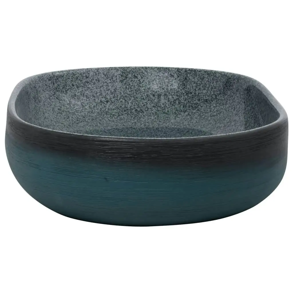 Countertop Basin Turquoise Oval 59x40x14 cm Ceramic 155101