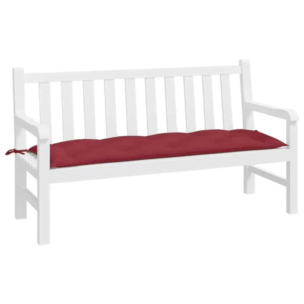 Garden Bench Cushion Wine Red 150x50x7 cm Oxford Fabric 314965