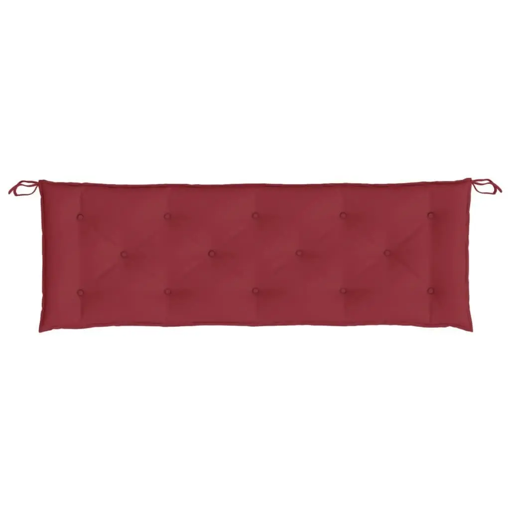 Garden Bench Cushion Wine Red 150x50x7 cm Oxford Fabric 314965