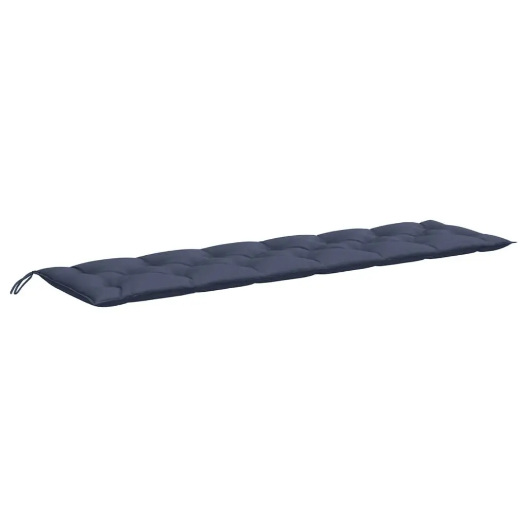 Garden Bench Cushions 2 pcs Navy Blue 200x50x7 cm Oxford Fabric 379127