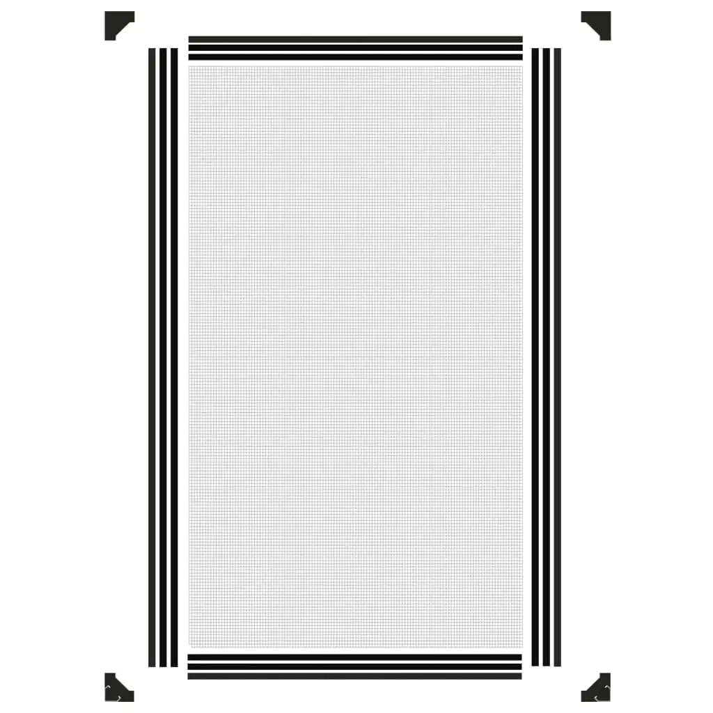 Magnetic Insect Screen for Windows Anthracite 80x140 cm 153848