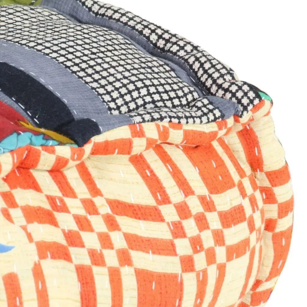 Modular Pouffe Patchwork Fabric 287702