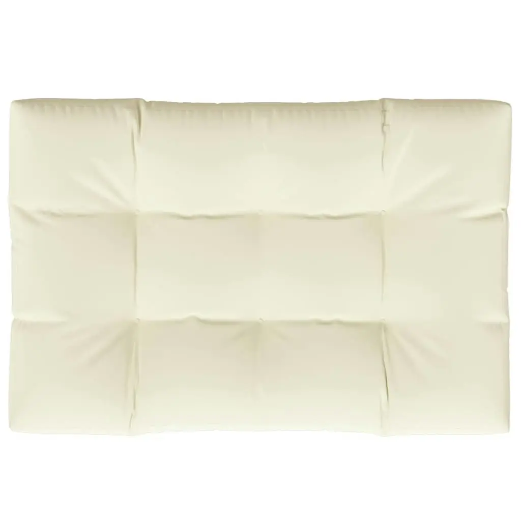 Pallet Cushion Cream 120x80x12 cm Fabric 360515