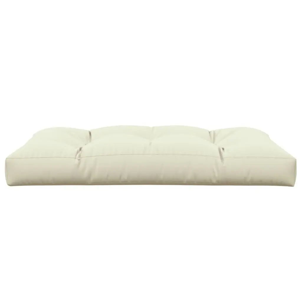 Pallet Cushion Cream 120x80x12 cm Fabric 360515