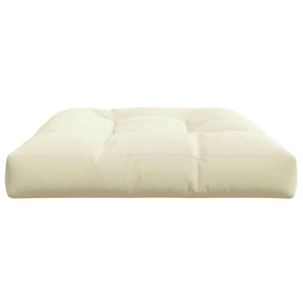 Pallet Cushion Cream 120x80x12 cm Fabric 360515