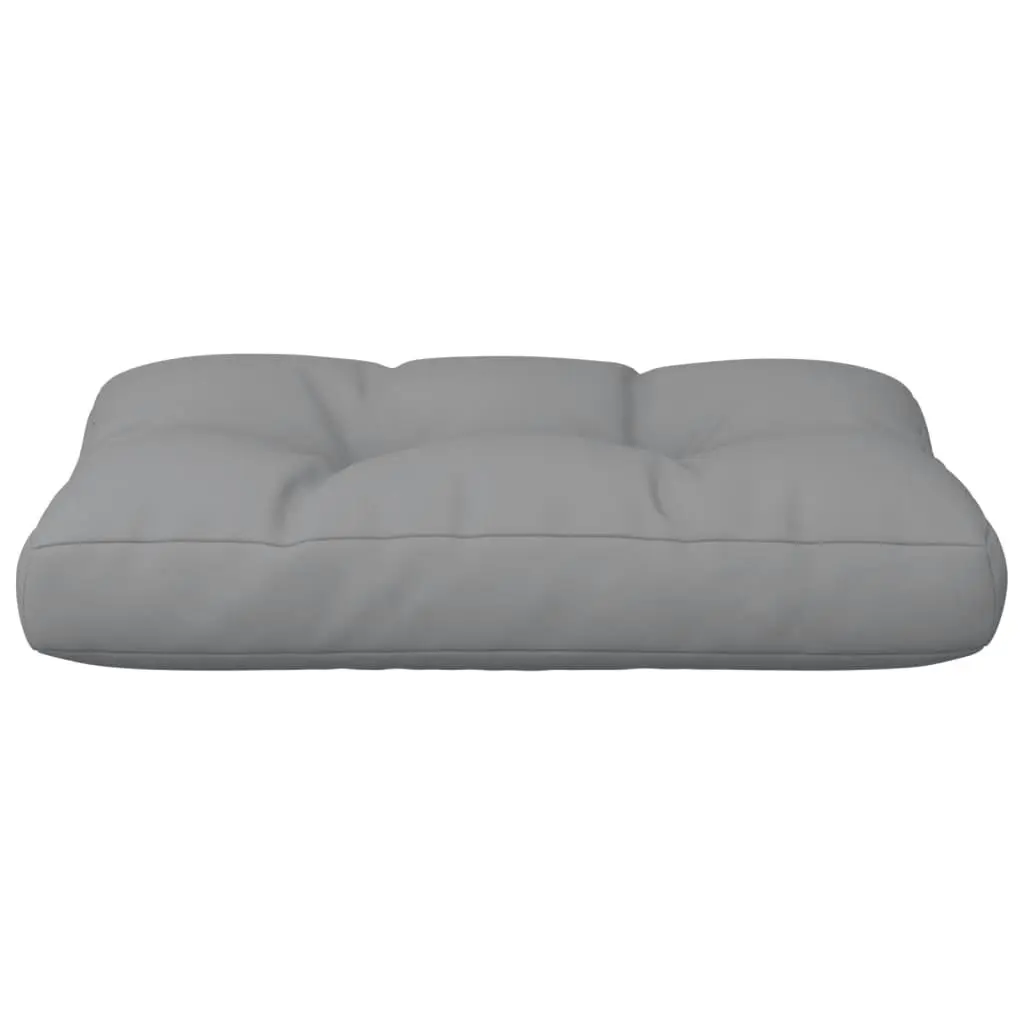 Pallet Cushion Grey 50x40x12 cm Fabric 360536