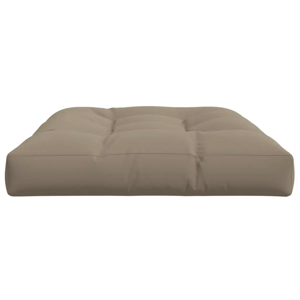 Pallet Cushion Taupe 120x80x12 cm Fabric 360521