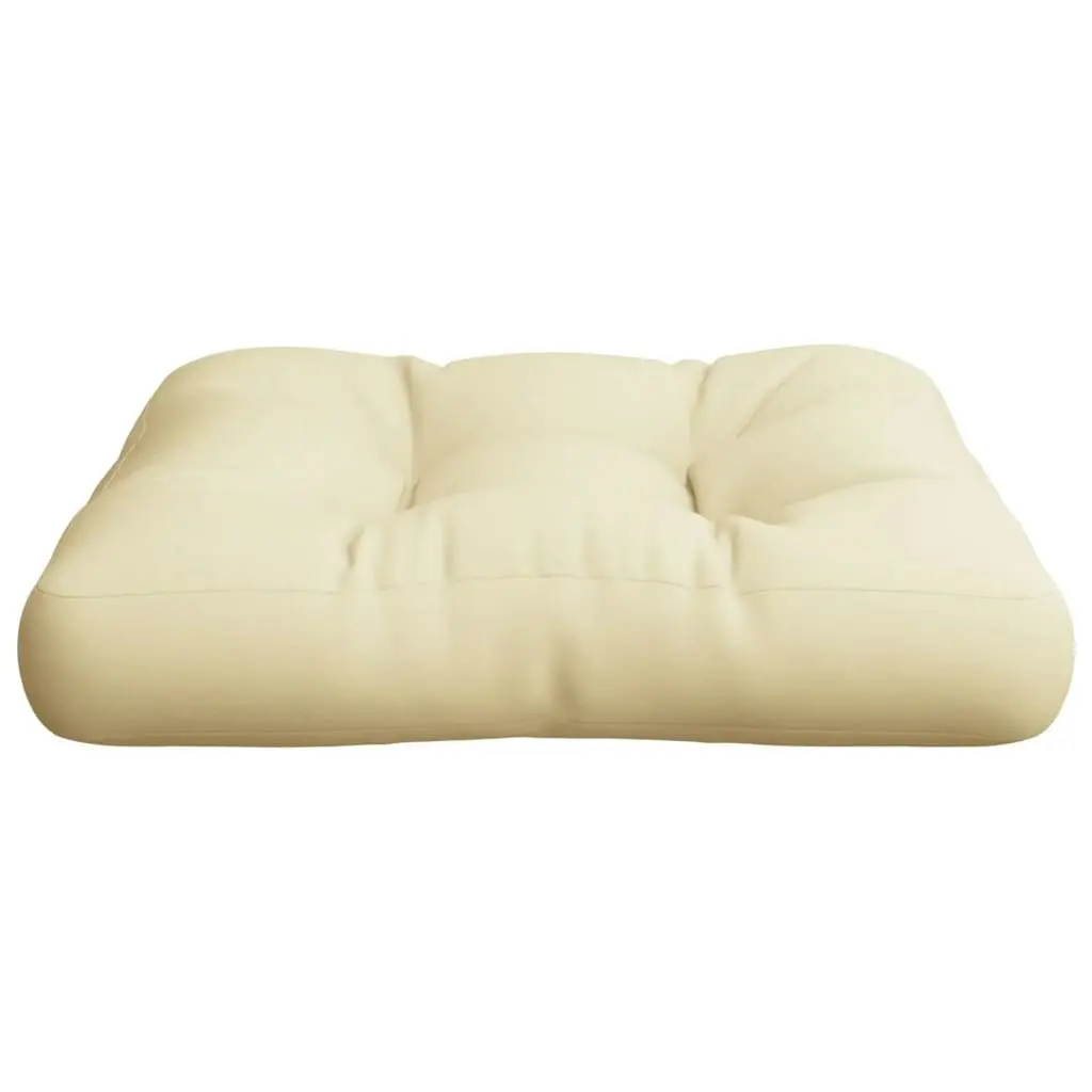 Pallet Cushion Cream 50x50x12 cm Fabric 360427