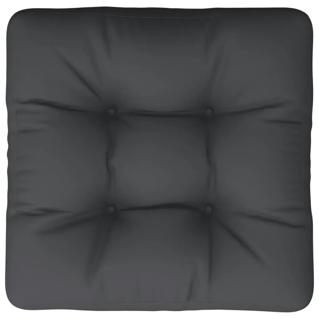 Pallet Cushion Black 50x50x12 cm Fabric 360432