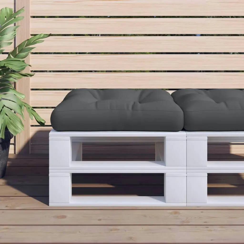 Pallet Cushion Black 50x50x12 cm Fabric 360432