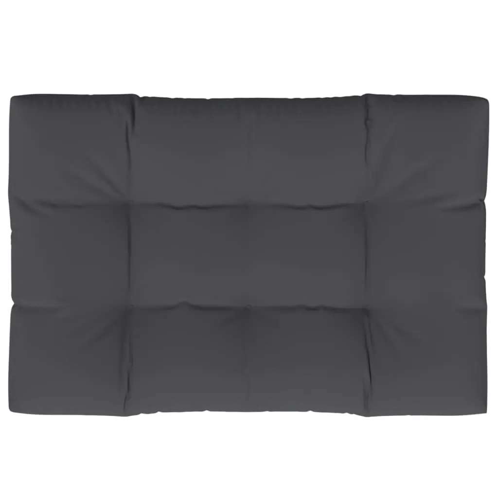 Pallet Cushion Anthracite 120x80x12 cm Fabric 360513