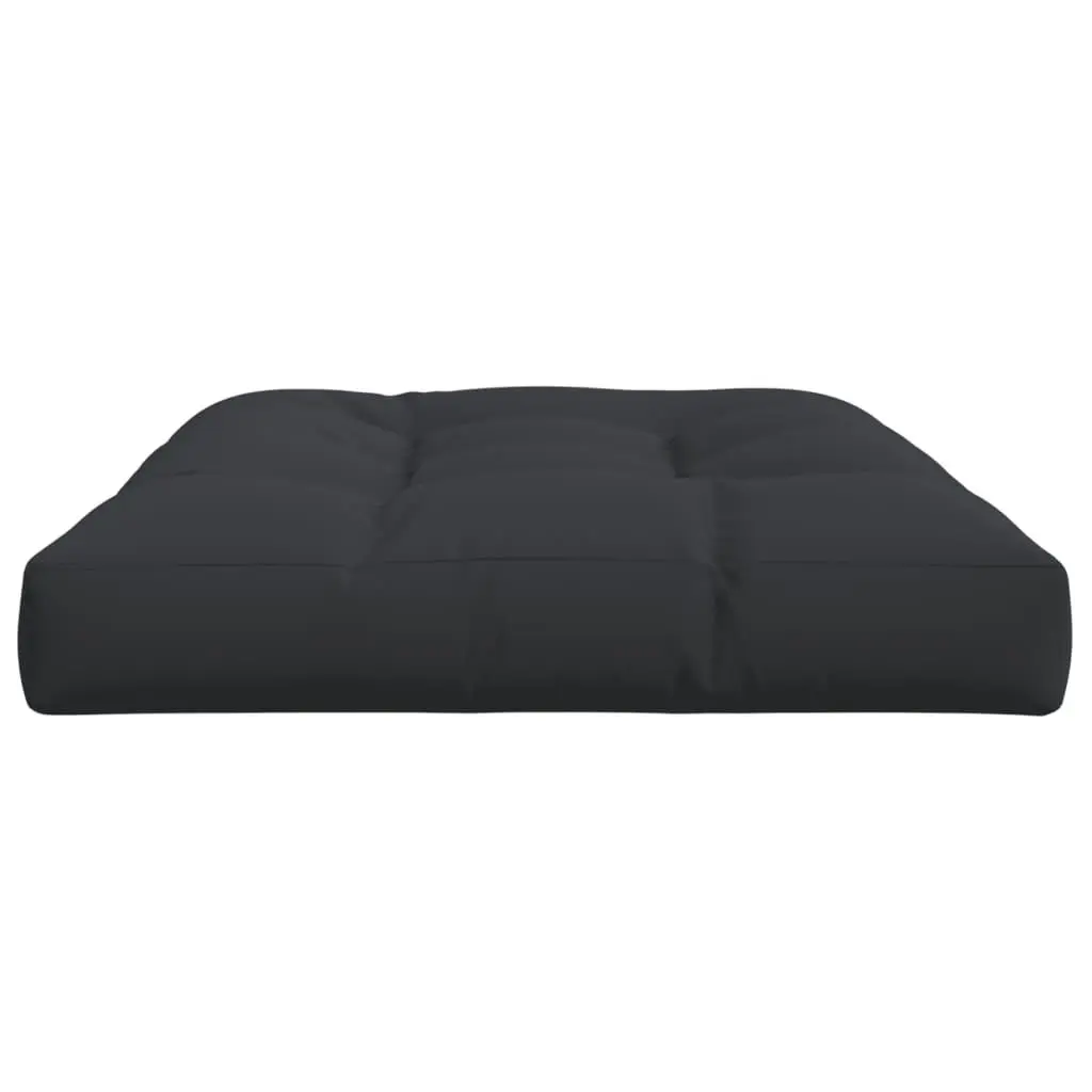 Pallet Cushion Black 120x80x12 cm Fabric 360520