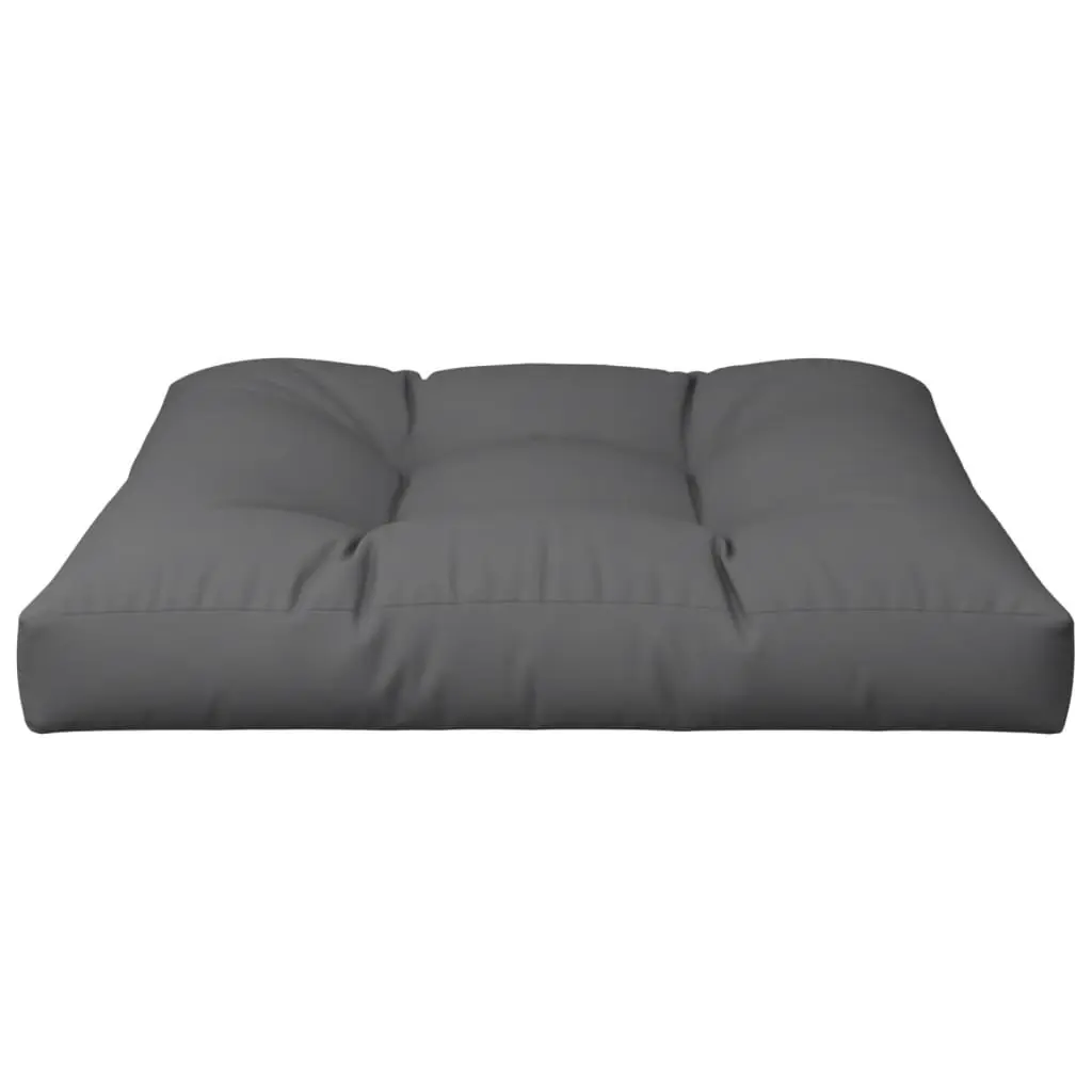 Pallet Cushion Anthracite 70x70x12 cm Fabric 360469