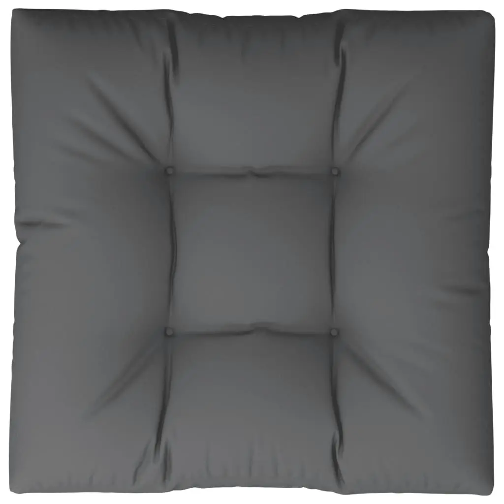 Pallet Cushion Anthracite 70x70x12 cm Fabric 360469