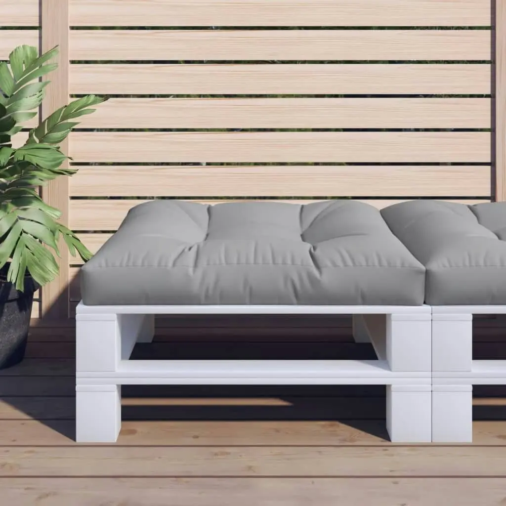 Pallet Cushion Grey 80x80x12 cm Fabric 360492