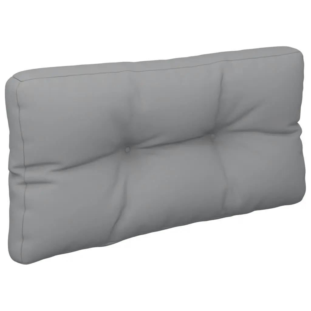 Pallet Cushion Grey 70x40x12 cm Fabric 360580