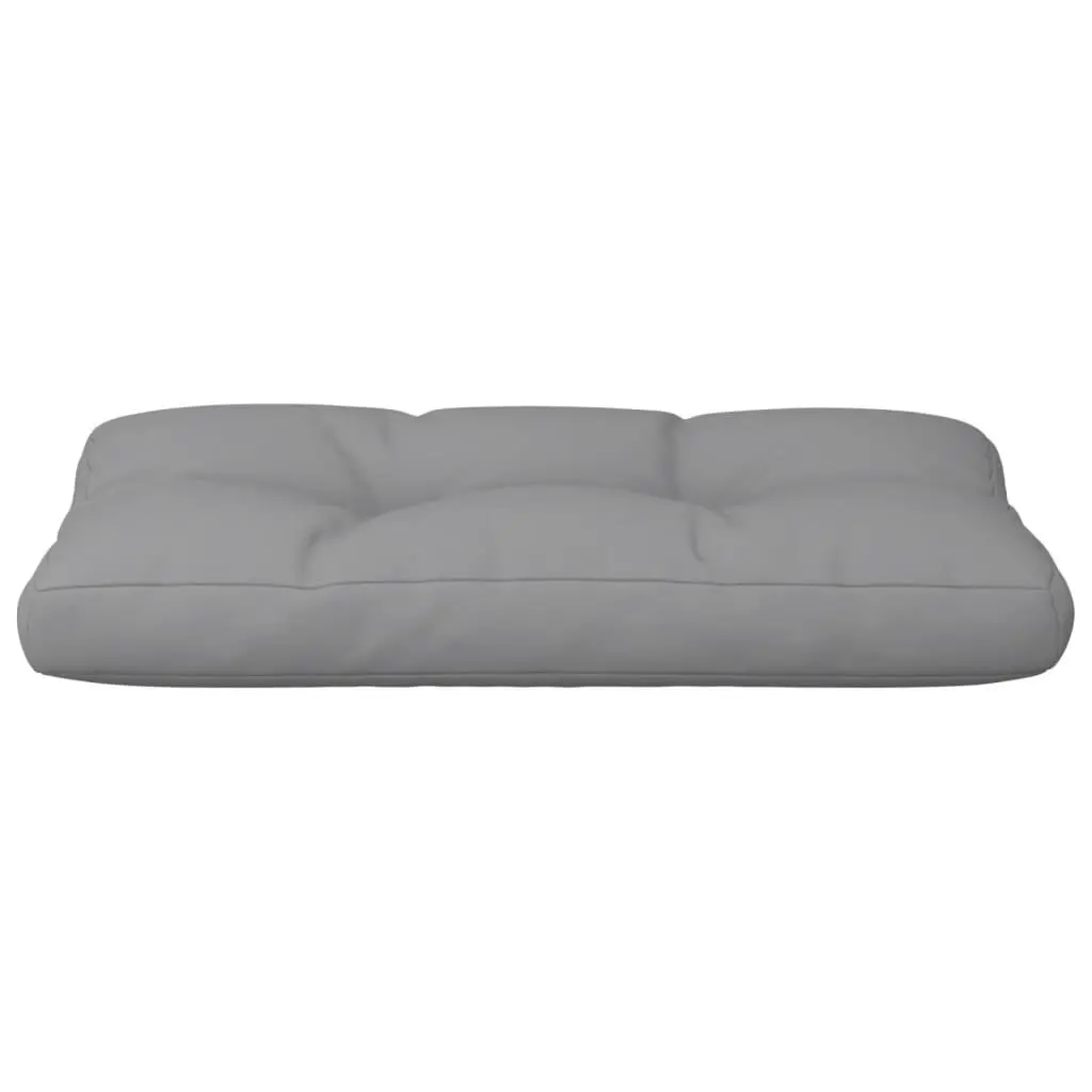 Pallet Cushion Grey 70x40x12 cm Fabric 360580