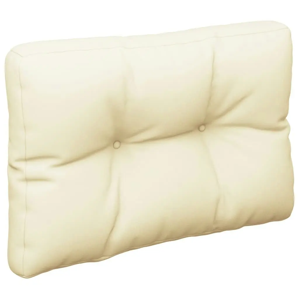 Pallet Cushion Cream 60x40x12 cm Fabric 360559