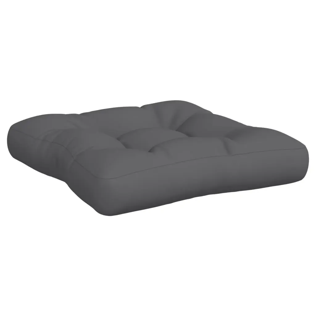 Pallet Cushions 2 pcs Anthracite Fabric 360834