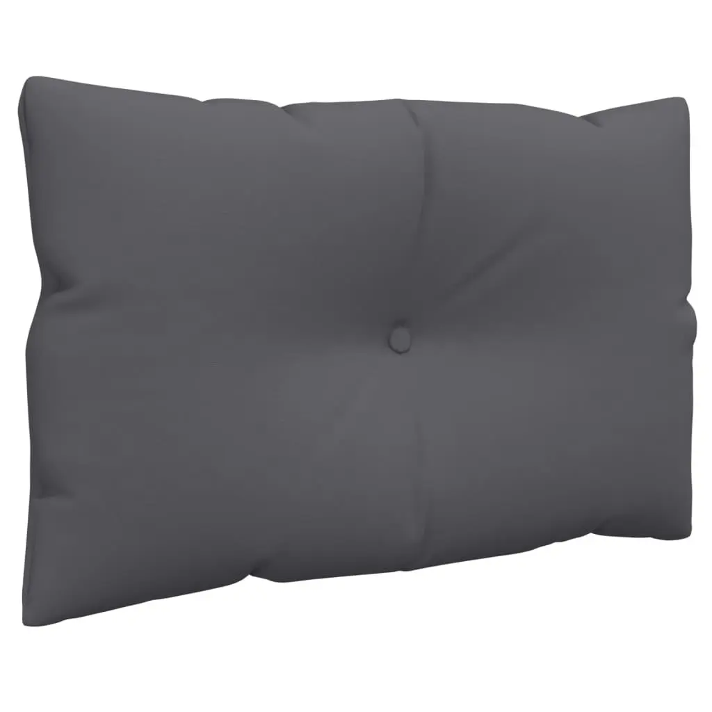 Pallet Cushions 2 pcs Anthracite Fabric 360834