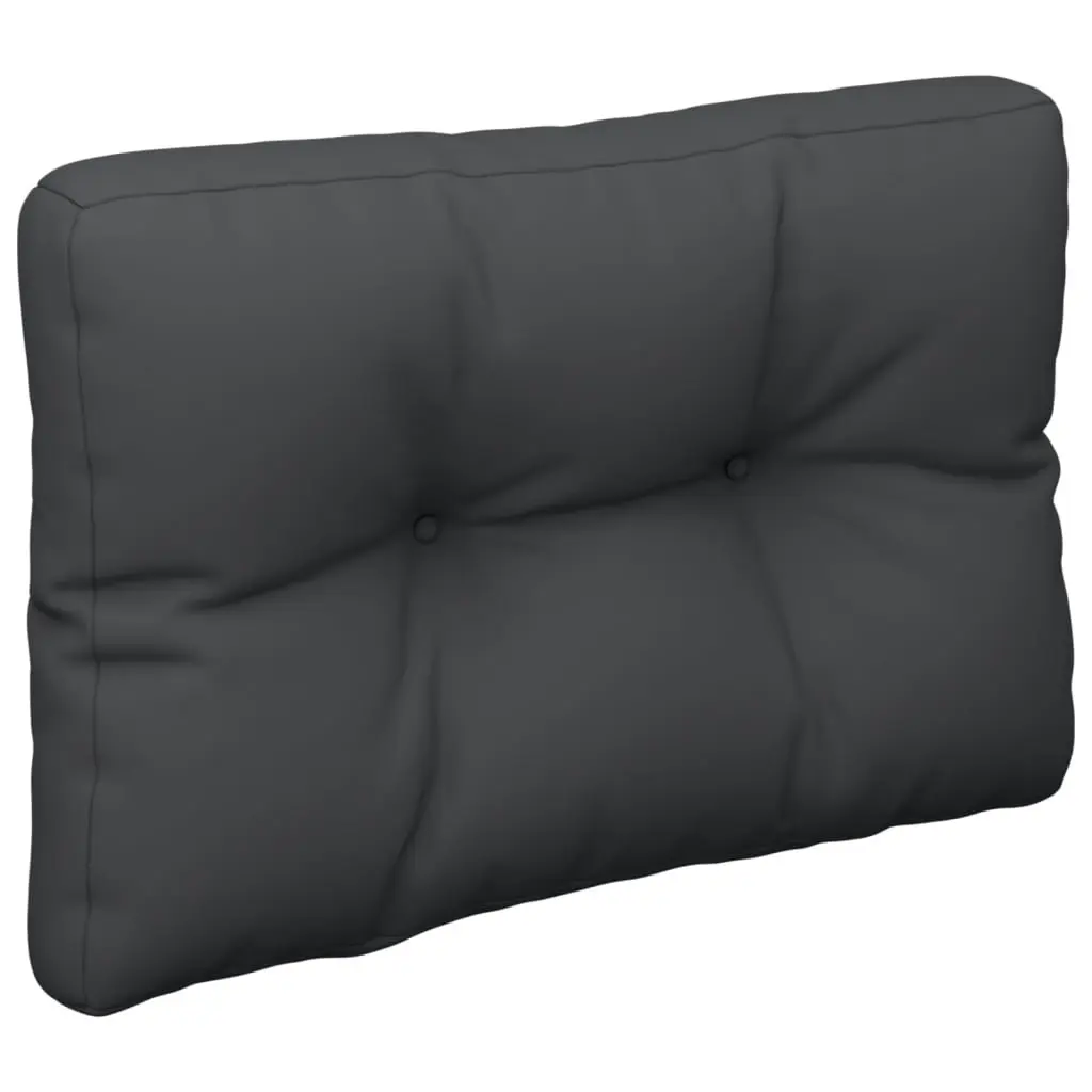 Pallet Cushion Black 60x40x12 cm Fabric 360564