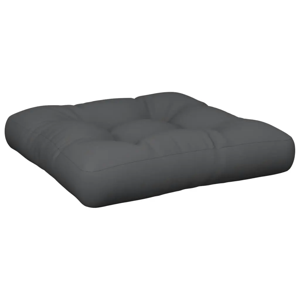 Pallet Cushions 2 pcs Anthracite Fabric 360645