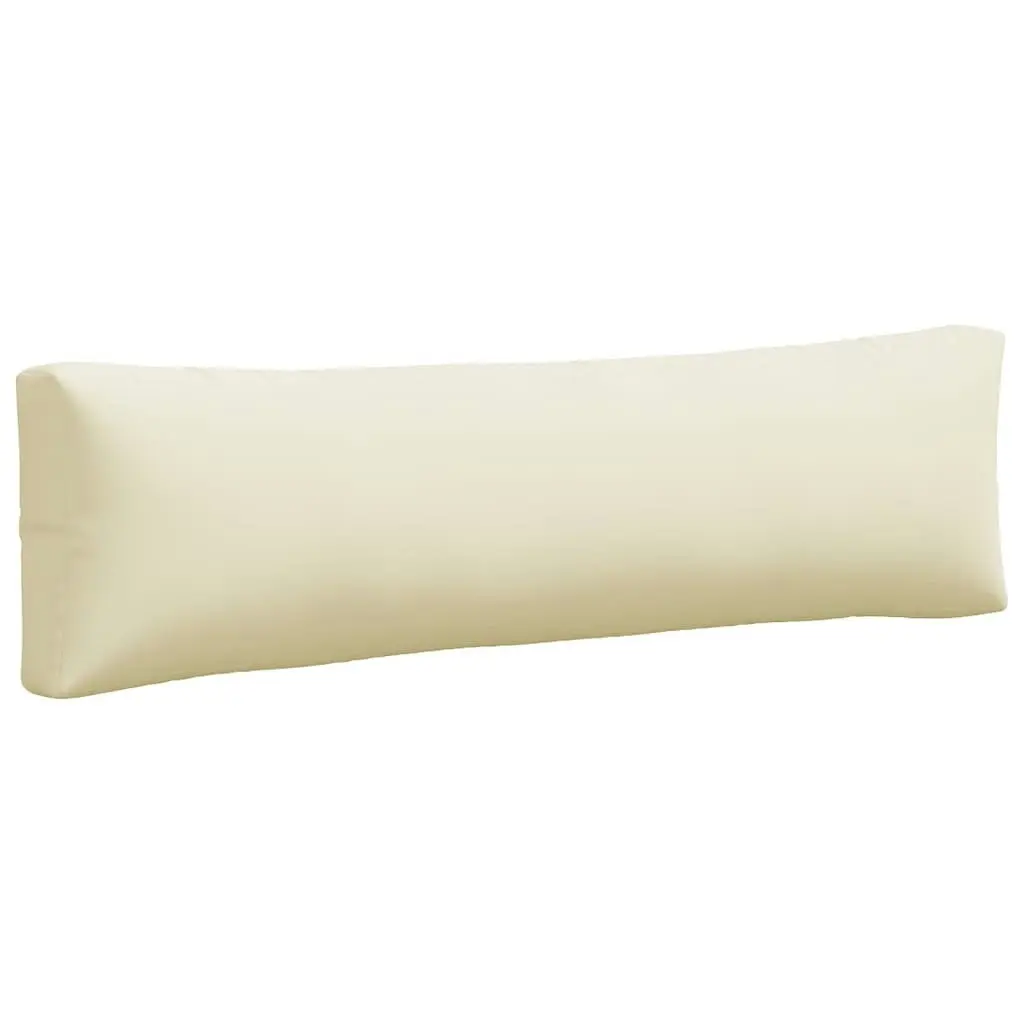 Pallet Cushions 2 pcs Cream Fabric 360924